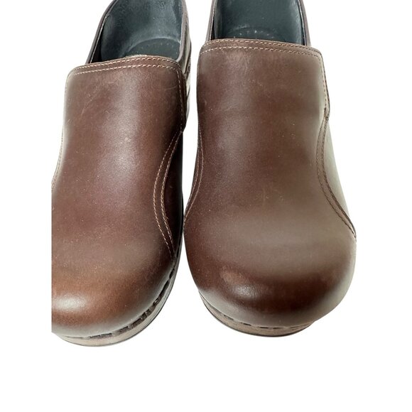 Dansko Womens Brown Leather Clogs Size 39 - Picture 2 of 10